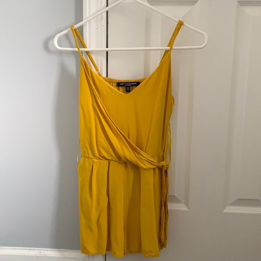 Brand One Clothing, Yellow Romper, Size XS